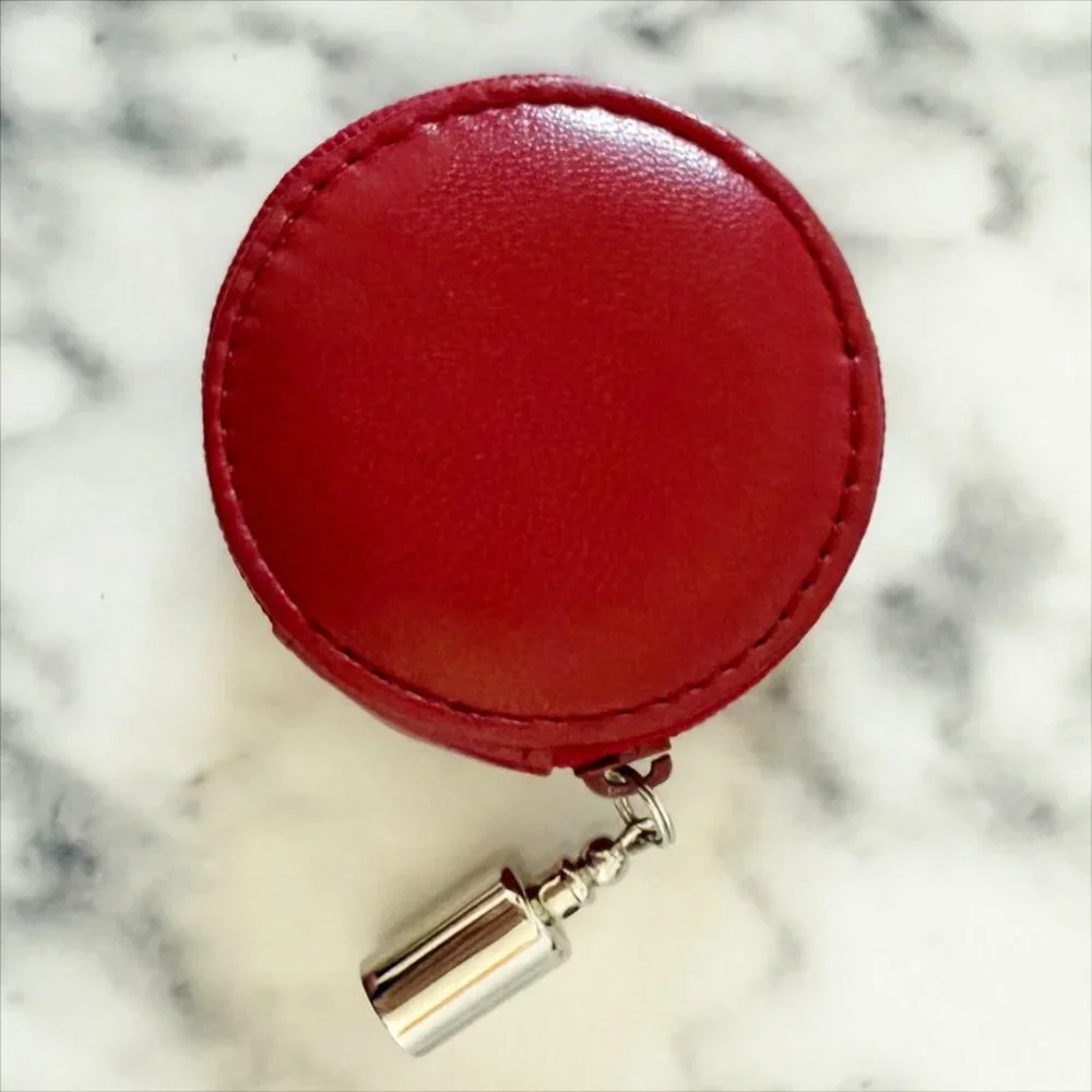 Penhaligon's Of London Red Leather Coin Purse Key Chain - Picture 2 of 4